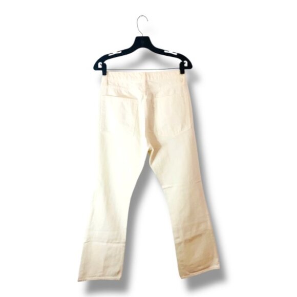Nili Lotan White Boot Cut Denim — Sculptural Ease from NYC (Size 28) - Picture 5 of 17